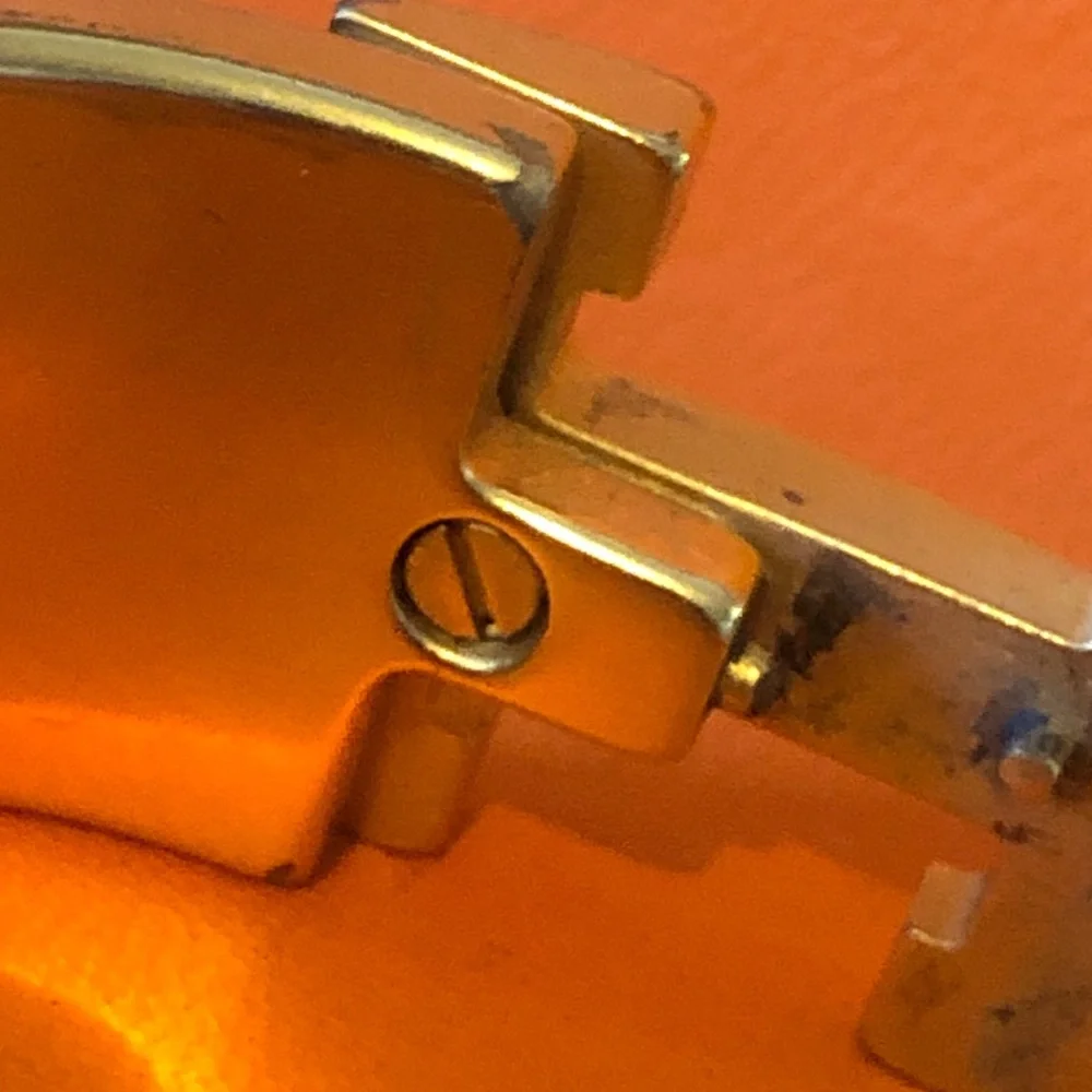 Hermes medium Click H cuff in black and gold GM (larger circumference) boxed - Picture 9 of 9